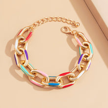 Load image into Gallery viewer, Rainbow Links Bracelet and Necklace … Blonder Mercantile