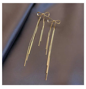 Dangle Drop Bow Earrings … Blonder Mercantile