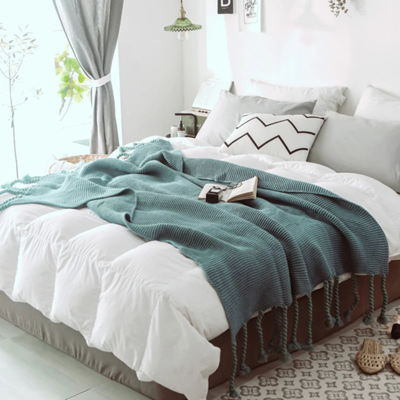 Chic Tassel Throw