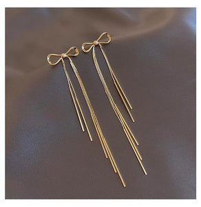 Dangle Drop Bow Earrings … Blonder Mercantile