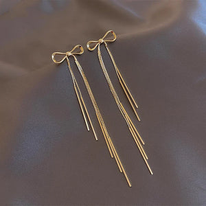 Dangle Drop Bow Earrings … Blonder Mercantile