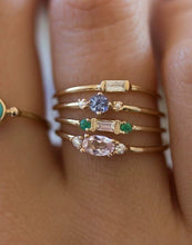 Load image into Gallery viewer, Gilded Gems Stacking Rings … Blonder Mercantile