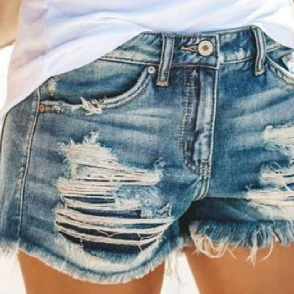Scottsdale Distressed Jean Shorts … Blonder Mercantile