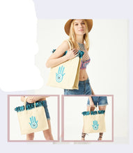 Load image into Gallery viewer, Hamsa Tote … Blonder Mercantile