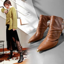 Load image into Gallery viewer, Eddy Strappy Stiletto Boot … Blonder Mercantile