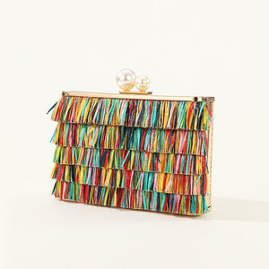 Rainbow Fringe Clutch … Blonder Mercantile