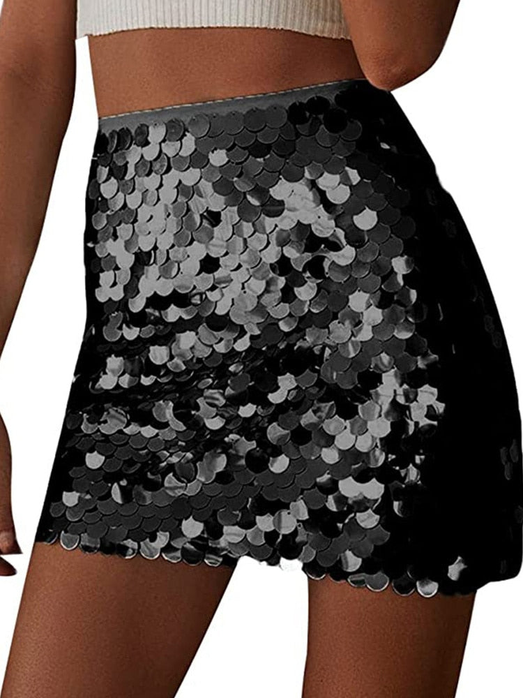 Kline Sequined Mini Skirt … Blonder Mercantile