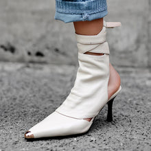 Load image into Gallery viewer, Eddy Strappy Stiletto Boot … Blonder Mercantile