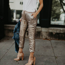 Load image into Gallery viewer, Gretchen Glitter Pants … Blonder Mercantile