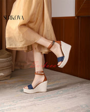 Load image into Gallery viewer, Ty Wedge Sandal … Blonder Mercantile