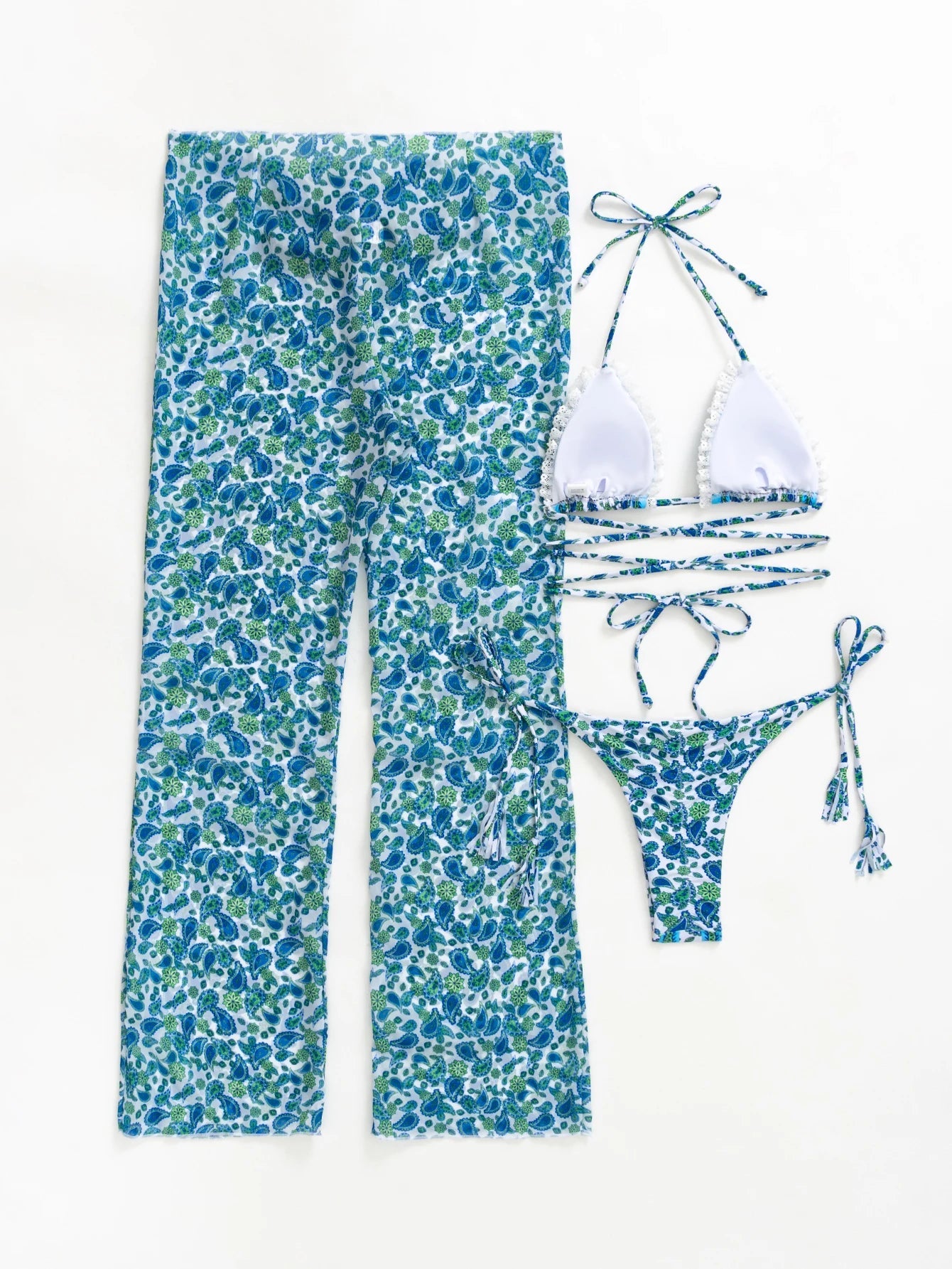 Prive’ Bikini & Pant Set … Blonder Mercantile