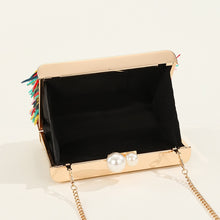 Load image into Gallery viewer, Rainbow Fringe Clutch … Blonder Mercantile