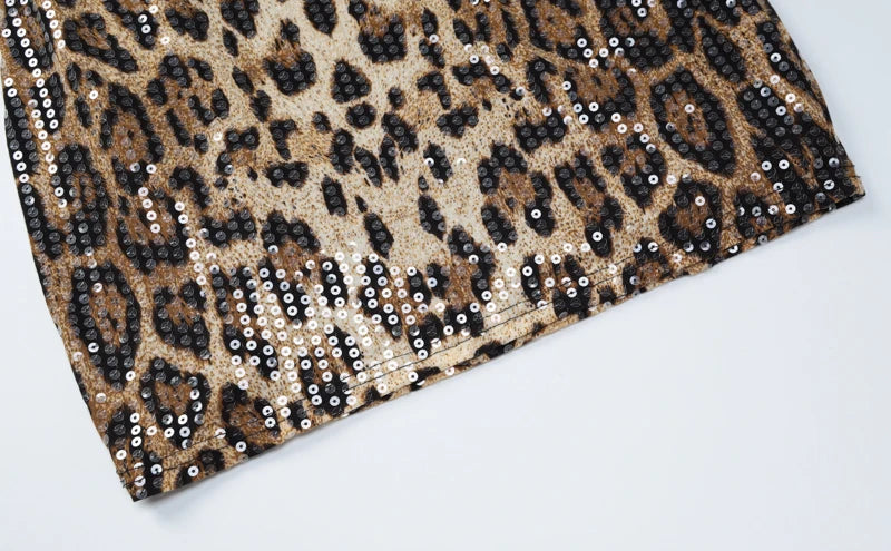 Yvette Leopard Print Dress