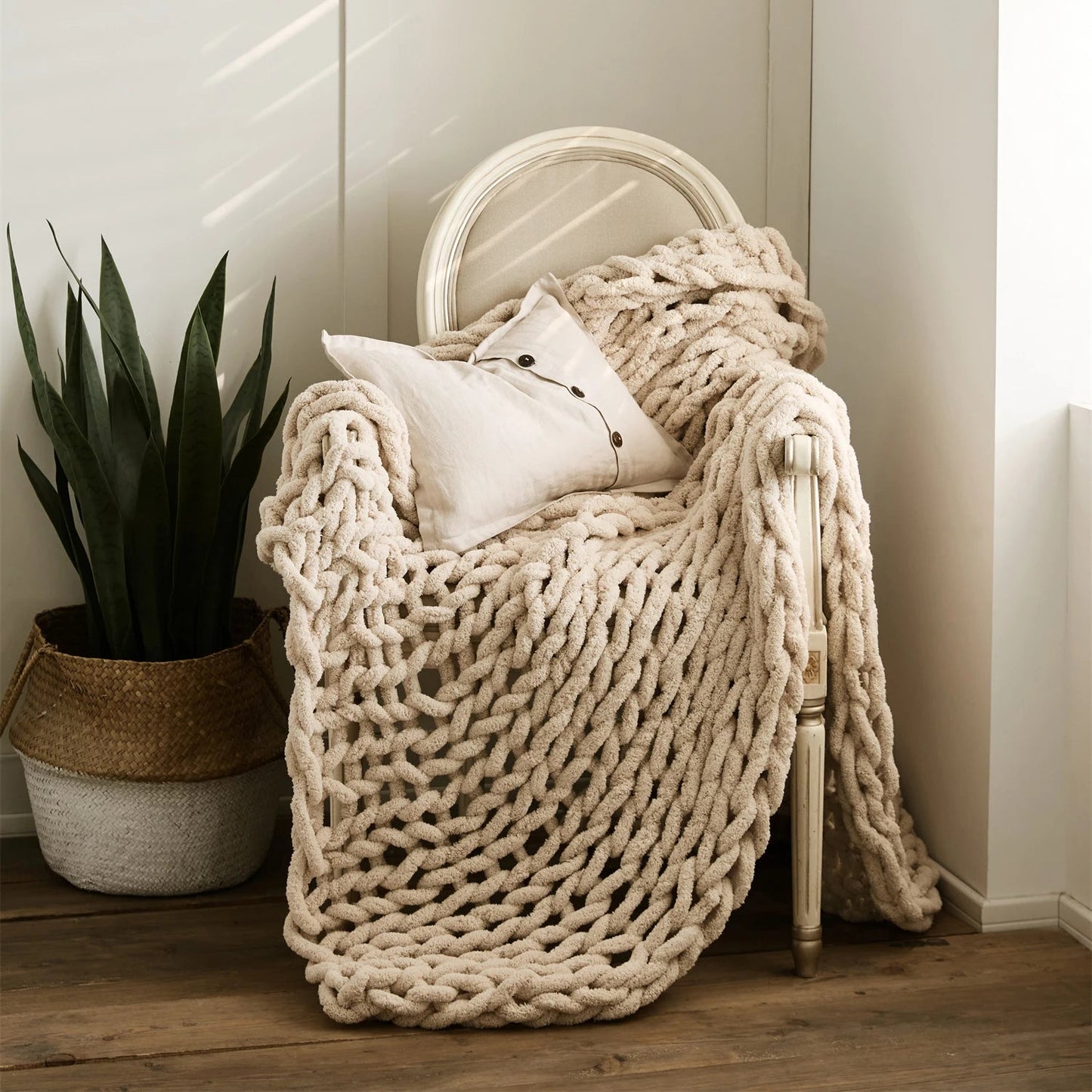 Cozy Chenille Throw