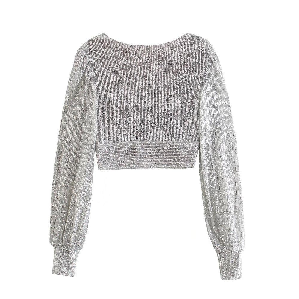 Kamerine Sequined Top … Blonder Mercantile