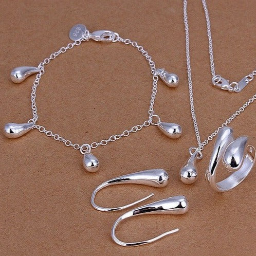 Silver Tears Jewelry Set … Blonder Mercantile