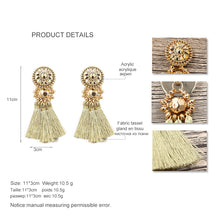 Load image into Gallery viewer, Indiya Tassel Earrings … Blonder Mercantile