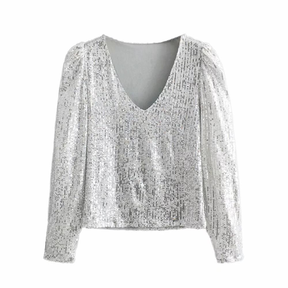 Kamerine Sequined Top … Blonder Mercantile