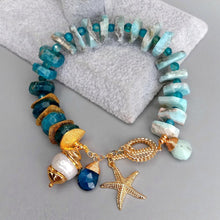 Load image into Gallery viewer, Blue Seas Bracelet … Blonder Mercantile