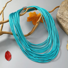 Load image into Gallery viewer, Layered Rainbow Rope Necklace Collection … Blonder Mercantile