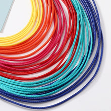 Load image into Gallery viewer, Layered Rainbow Rope Necklace Collection … Blonder Mercantile