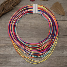 Load image into Gallery viewer, Layered Rainbow Rope Necklace Collection … Blonder Mercantile