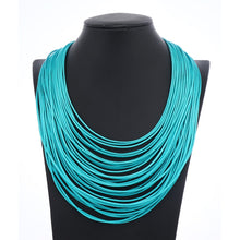 Load image into Gallery viewer, Layered Rainbow Rope Necklace Collection … Blonder Mercantile