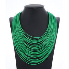 Load image into Gallery viewer, Layered Rainbow Rope Necklace Collection … Blonder Mercantile