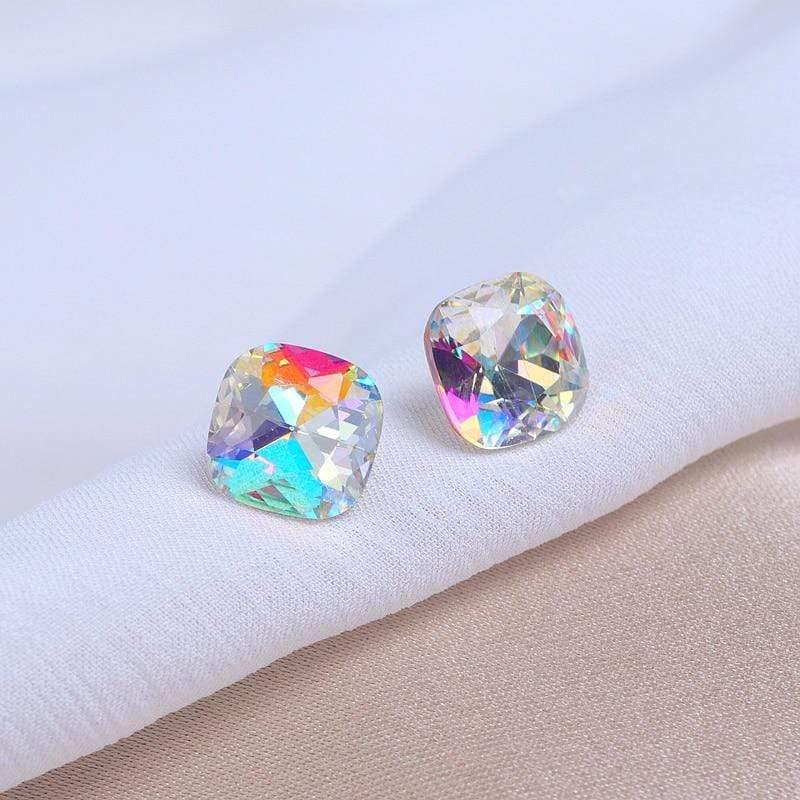 Hologram Crystal Stud Earrings … Blonder Mercantile