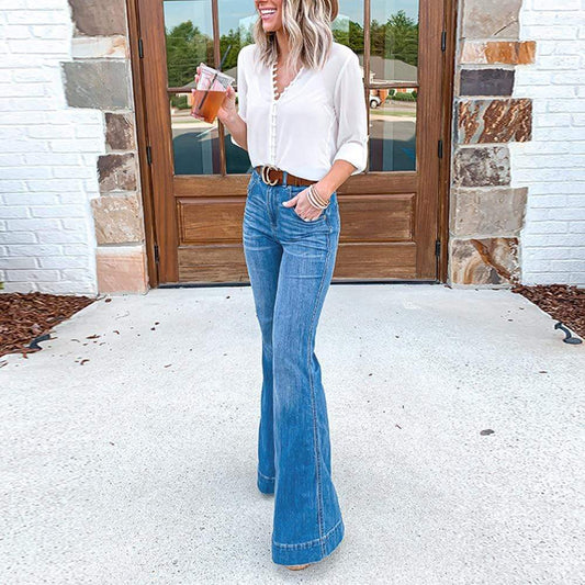 Cleo Basic Bootcut Jeans … Blonder Mercantile