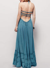Load image into Gallery viewer, Bronte Backless Long Beach Dress … Blonder Mercantile