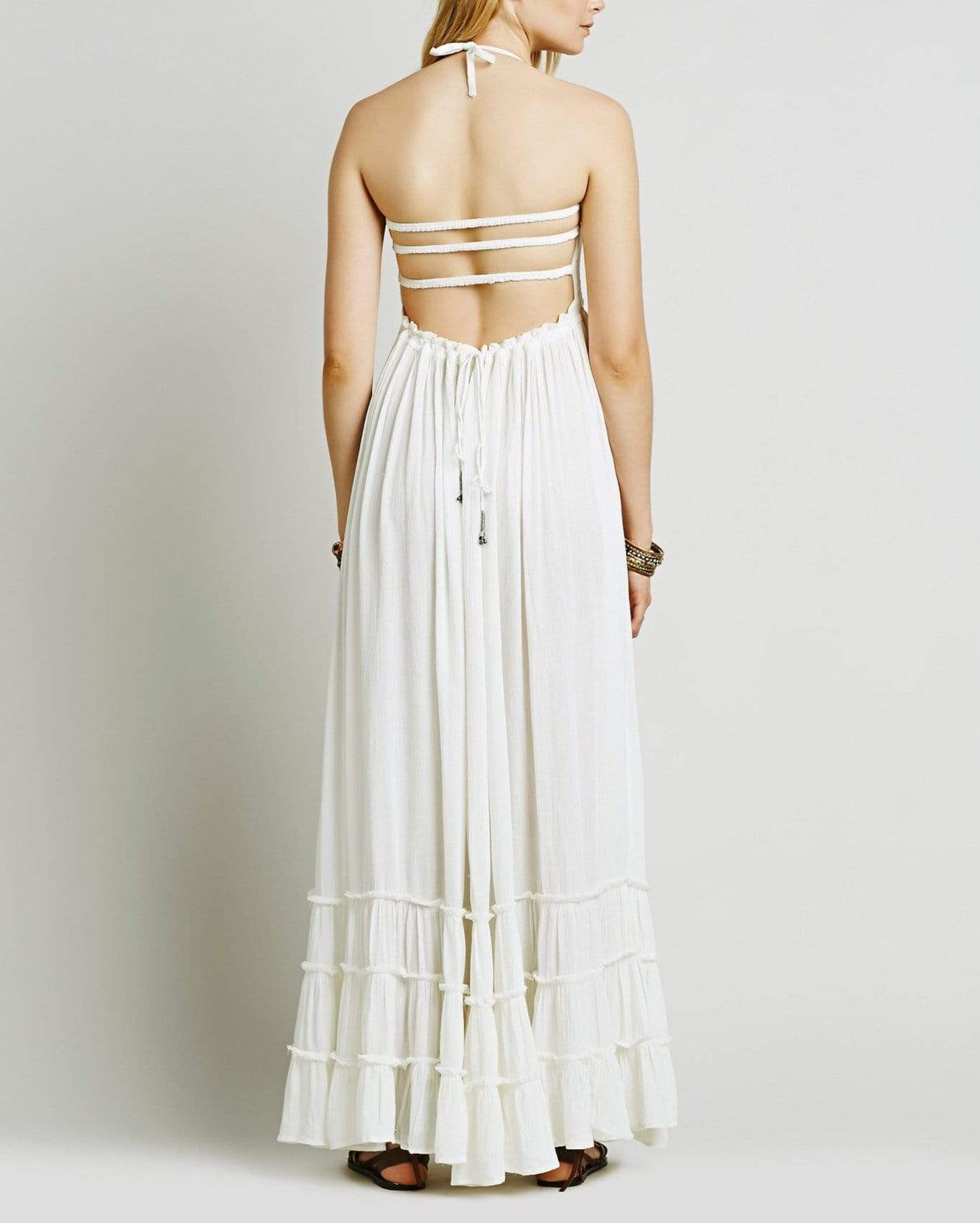 Bronte Backless Long Beach Dress … Blonder Mercantile