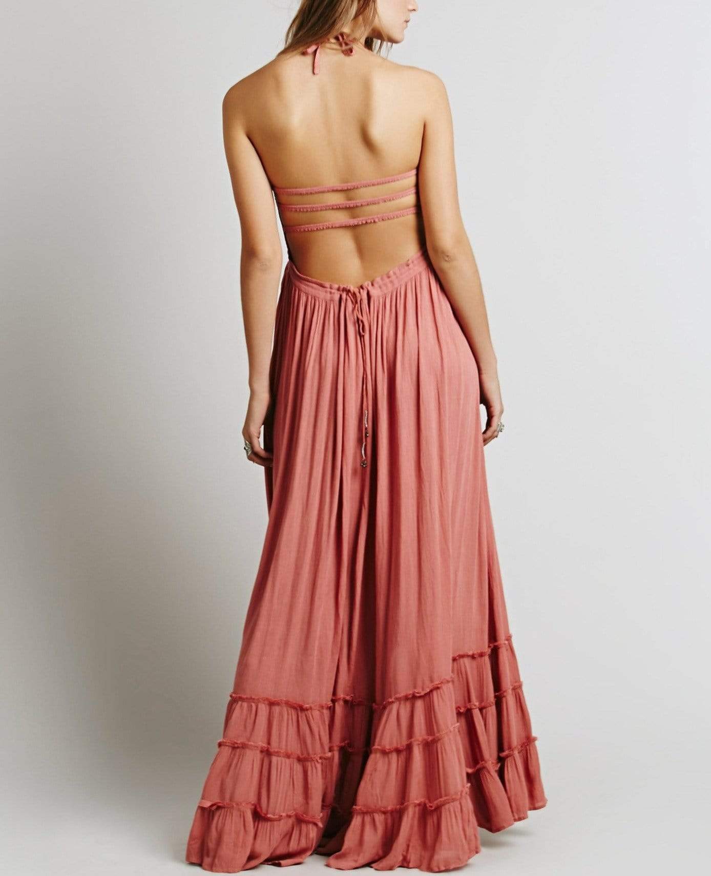 Bronte Backless Long Beach Dress … Blonder Mercantile