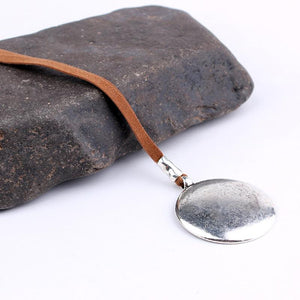 Big Silver Pendant Wrap Necklace … Blonder Mercantile