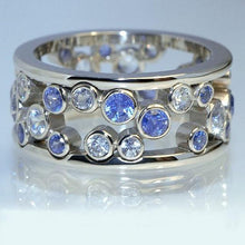 Load image into Gallery viewer, Modern Blue Stone Ring … Blonder Mercantile