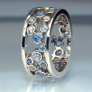 Modern Blue Stone Ring … Blonder Mercantile