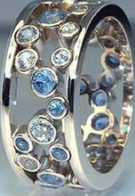 Load image into Gallery viewer, Modern Blue Stone Ring … Blonder Mercantile