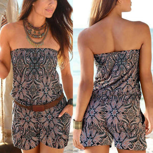 Candice Strapless Paisley Romper … Blonder Mercantile