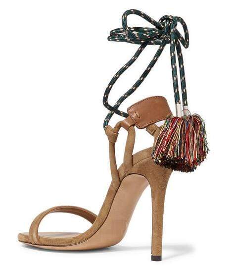 Talitha Sexy Tassel Tie Stiletto … Blonder Mercantile