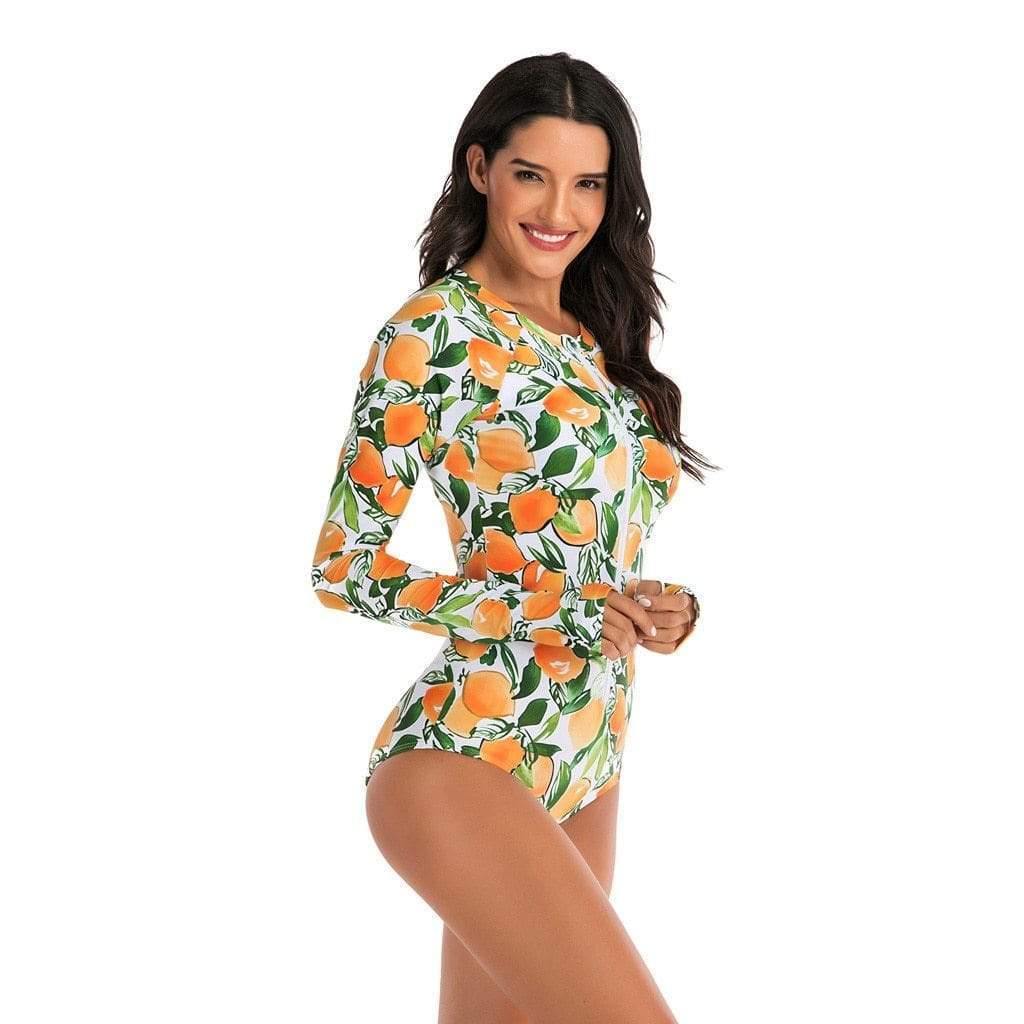 Raylee Retro Citrus Swim Suit … Blonder Mercantile