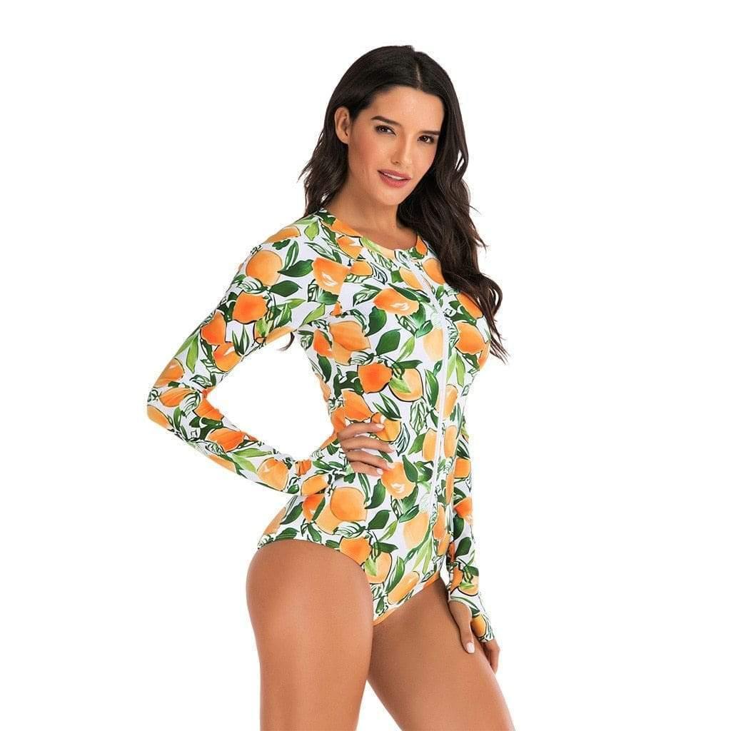 Raylee Retro Citrus Swim Suit … Blonder Mercantile