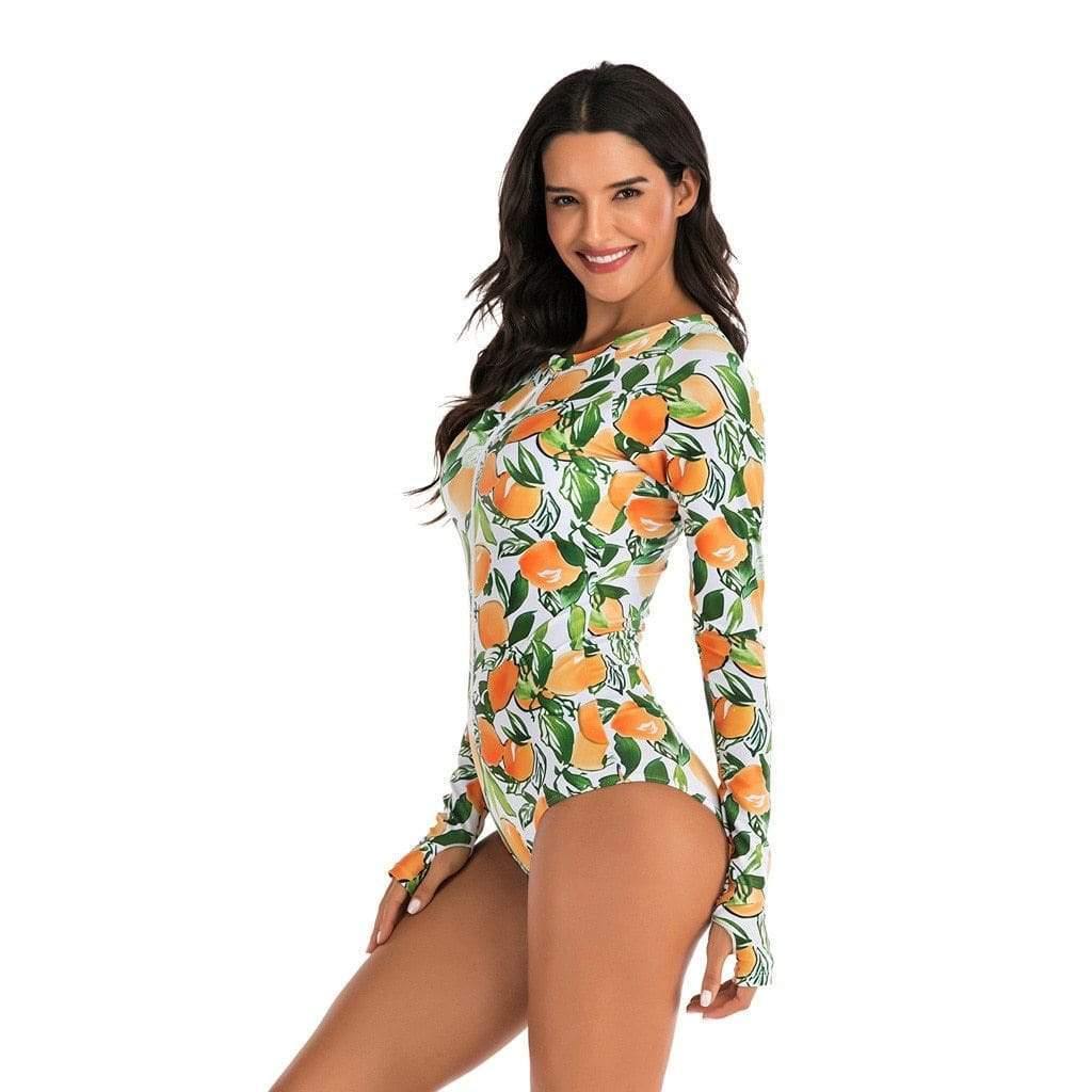 Raylee Retro Citrus Swim Suit … Blonder Mercantile