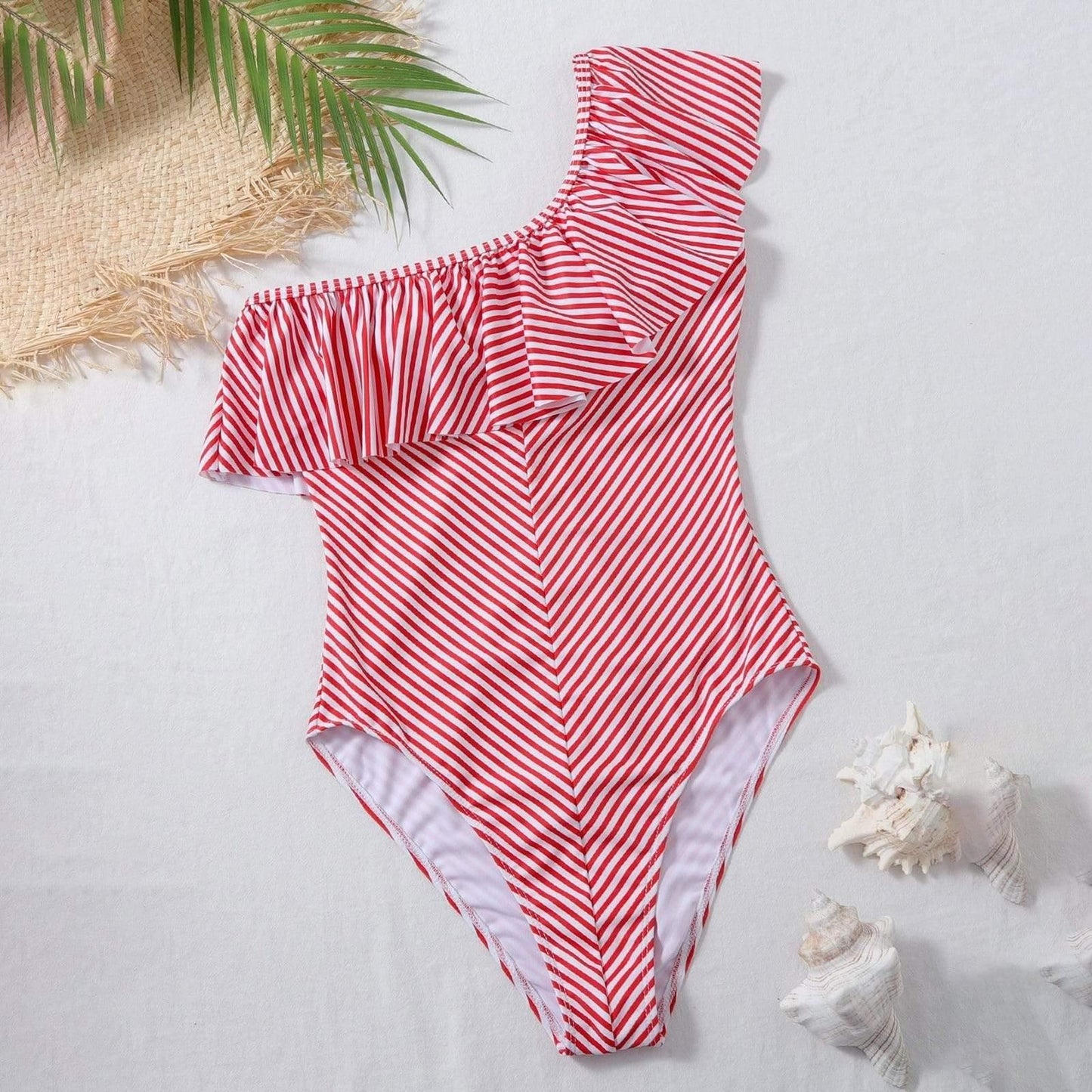 Solana Striped One Piece Swimsuit … Blonder Mercantile