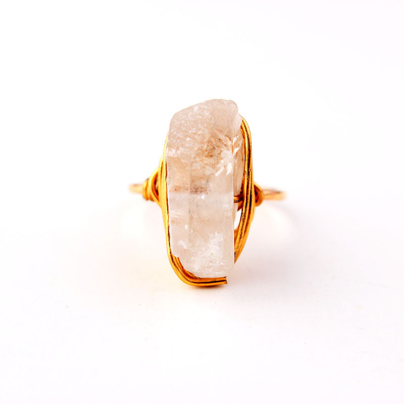 Gilded Rock Ring … Blonder Mercantile