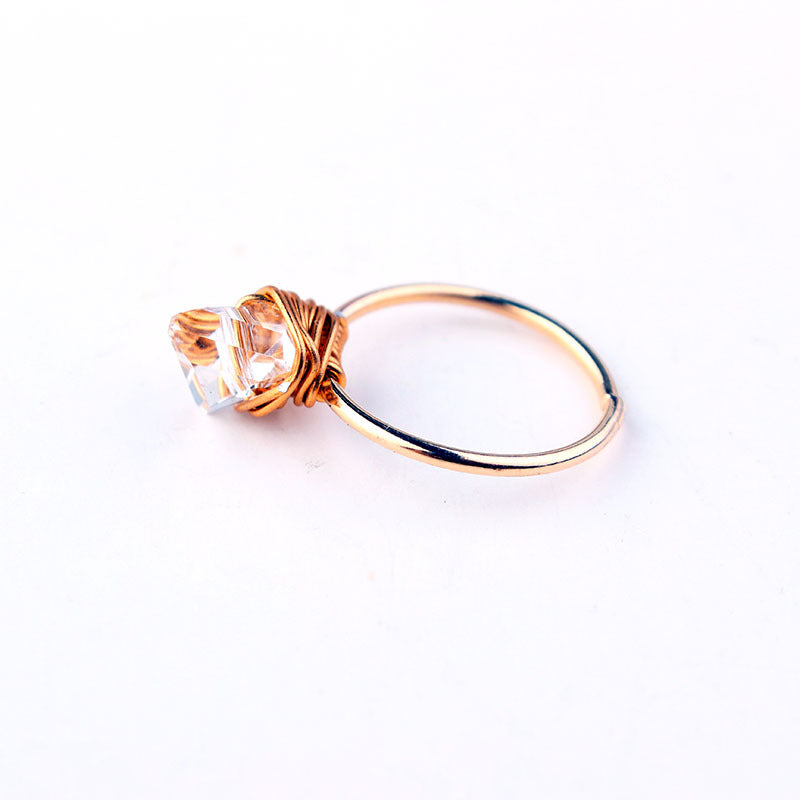 Gilded Rock Ring … Blonder Mercantile