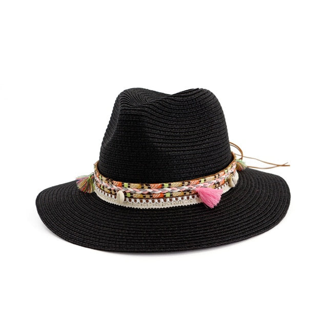 Tallie Fedora with Tassels … Blonder Mercantile