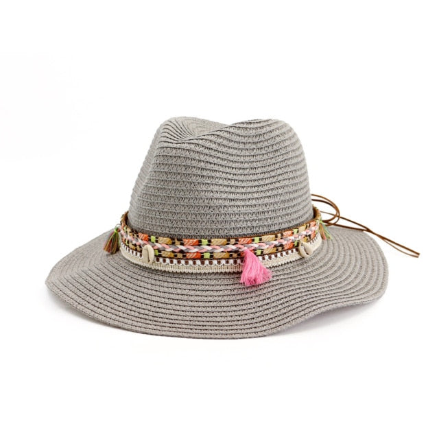 Tallie Fedora with Tassels … Blonder Mercantile