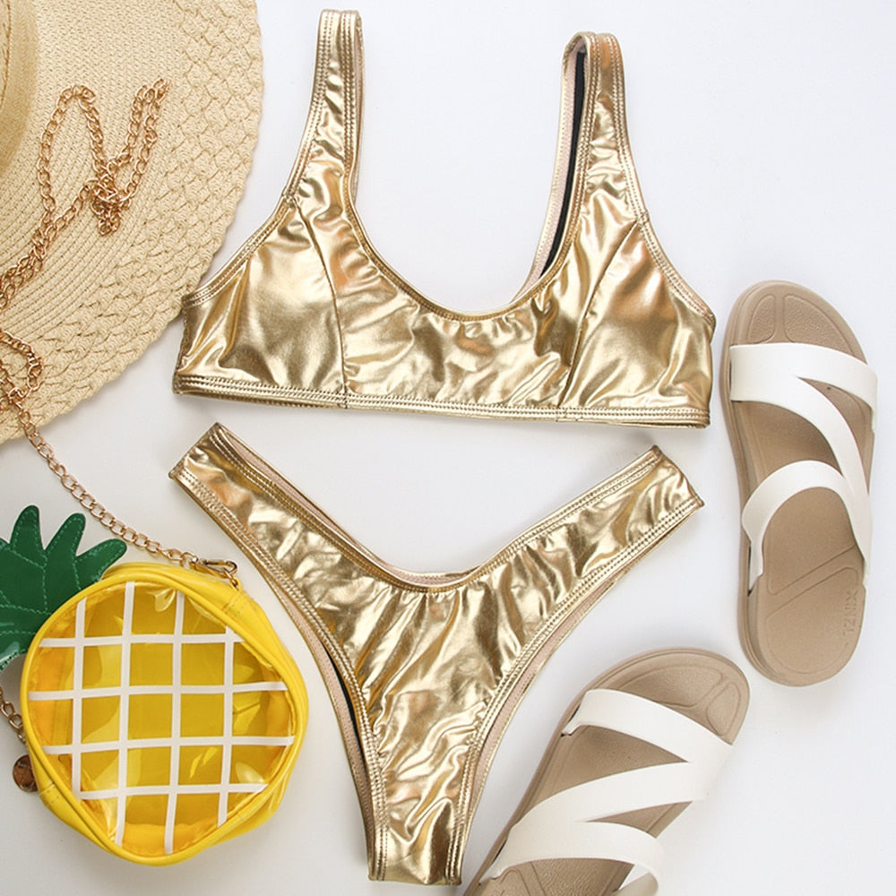 Mandalay Metallic Swim Collection … Blonder Mercantile