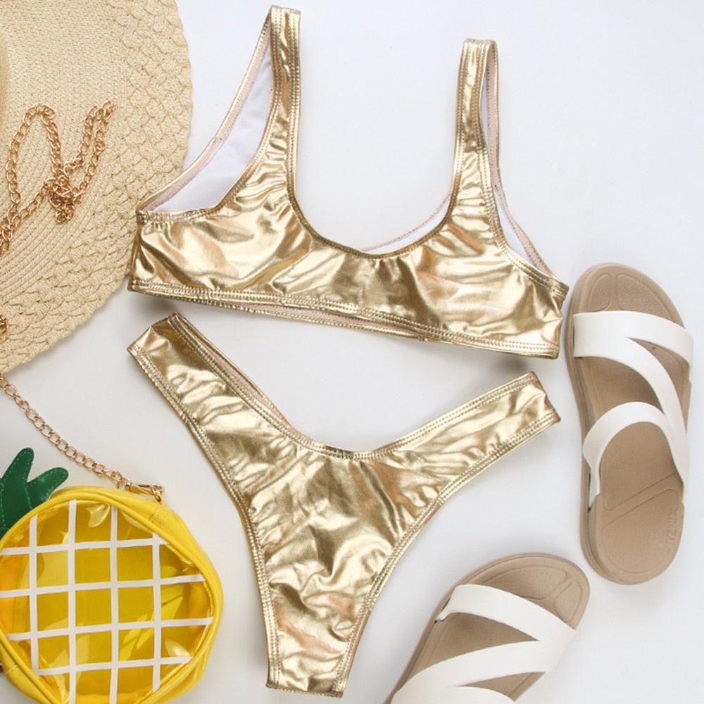 Mandalay Metallic Swim Collection … Blonder Mercantile