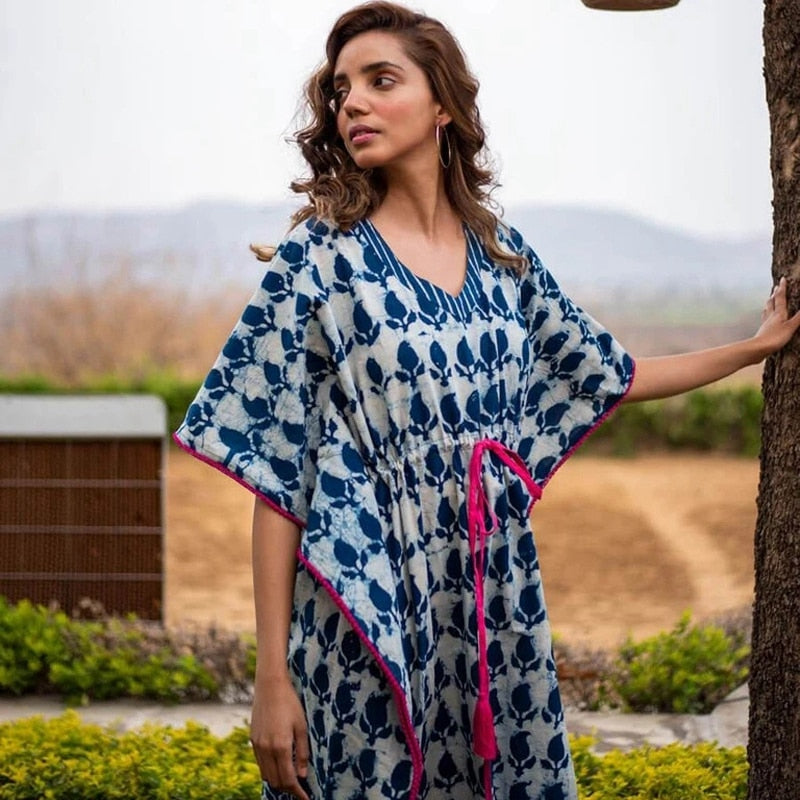 Indigo Dreams Caftan … Blonder Mercantile